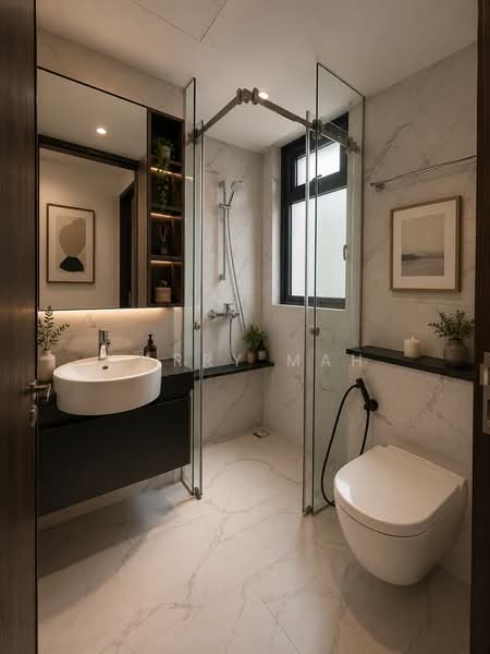 Wilshire Residences, 30 Farrer Road, 2 Bedrooms, 753 sqft, Condominium For Sale, by Larry Mah, 500195536 - Bathroom - PropertyGuru.com.sg