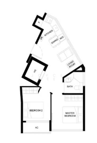 Duet@Emily, Emily Road, 2 Bedrooms, 549 sqft, Condominium For Sale, by Joyce Wee, 500195585 - PropertyGuru.com.sg