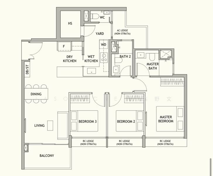 Dunearn House, 760 Dunearn Road, 3 Bedrooms, 1,001 sqft, Condominium For Sale, by Jason Chen 陈野文, 500195595 - PropertyGuru.com.sg