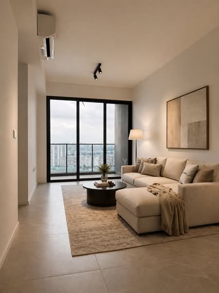 AMO Residence, 23 Ang Mo Kio Rise, 2 Bedrooms, 743 sqft, Condominium For Sale, by Alan Yeo, 500195626 - Living Room - PropertyGuru.com.sg