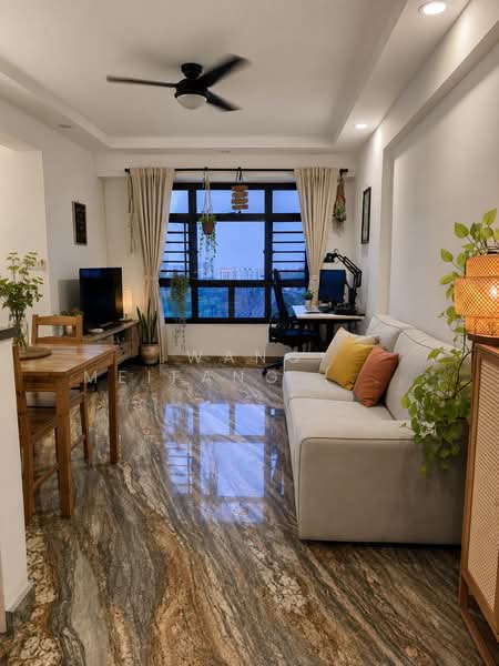 473A Fernvale Street, 473A Fernvale Street, 2 Bedrooms, 732 sqft, HDB Flat For Rent, by Wang Meifang (Fae), 500195643 - Living Room - PropertyGuru.com.sg