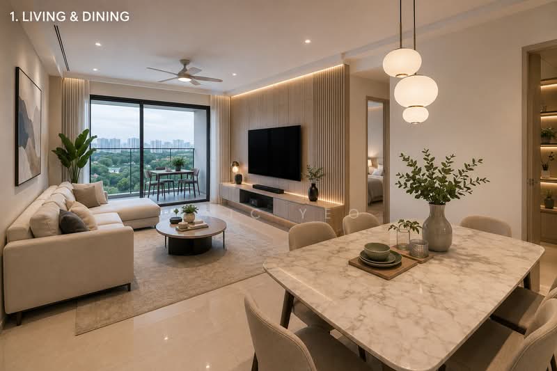 Nava Grove, 42 Pine Grove, 4 Bedrooms, 1,550 sqft, Condominium For Sale, by Eric Yeo, 500195666 - Living Room - PropertyGuru.com.sg