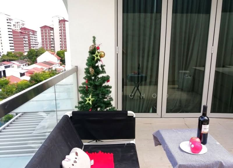 Naung Residence, 1 Jalan Naung, Room Rental, 120 sqft, Apartment For Rent, by Steven Choo, 500195674 - Balcony - PropertyGuru.com.sg