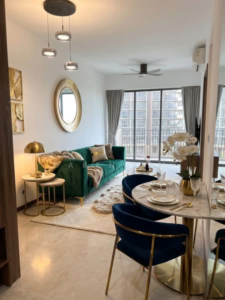 Lentor Modern, Lentor Central, Mandai / Upper Thomson, 2 Bedrooms, 678 sqft, Condominium For Sale, by Daren Lim, 500195683 - Living Room ( Illustration only ) - PropertyGuru.com.sg