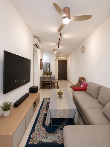 Treasure at Tampines, 45 Tampines Lane, 2 Bedrooms, 678 sqft, Condominium For Sale, by Chen Cun You, 500195740 - Living Room - PropertyGuru.com.sg