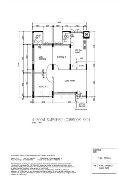 517 Hougang Avenue 10, 517 Hougang Avenue 10, 3 Bedrooms, 957 sqft, HDB Flat For Sale, by Genevieve Dong, 500195743 - PropertyGuru.com.sg