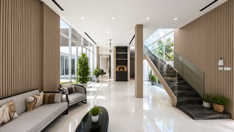 LANDED7772@ 3.5 Storey Detached with unblocked greenery and sea view, , 6 Bedrooms, 8,000 sqft, Detached House For Sale, by Dean Lim, 500195767 - Living Room - PropertyGuru.com.sg