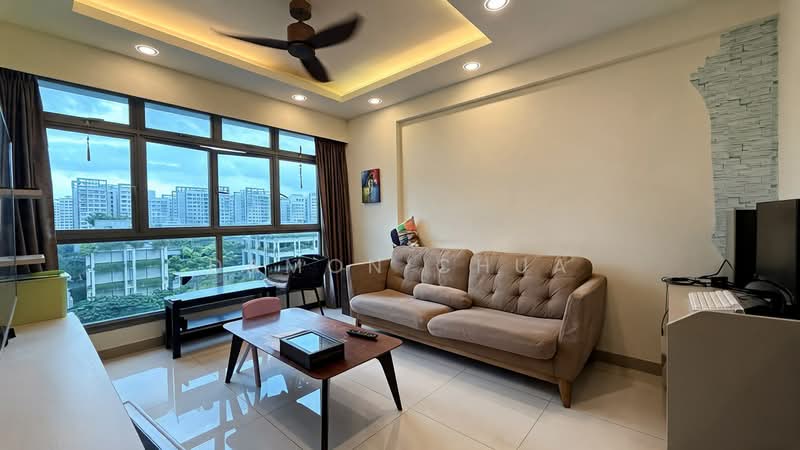 684D Edgedale Plains, 684D Edgedale Plains, 3 Bedrooms, 1,001 sqft, HDB Flat For Sale, by Damon Chua, 500195769 - Living Room - PropertyGuru.com.sg