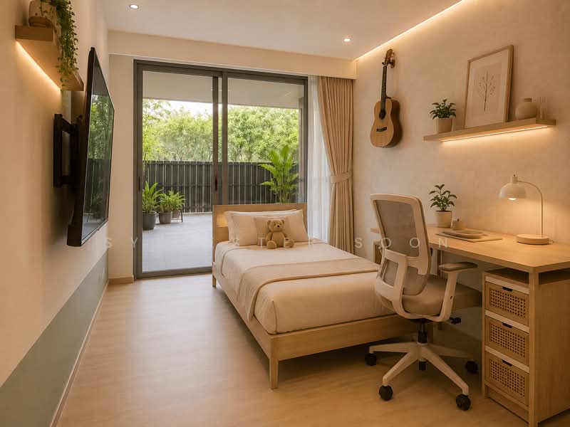 Q Bay Residences, 9 Tampines Street 86, 3 Bedrooms, 1,281 sqft, Condominium For Sale, by Sylvester Soon, 500195771 - Bedroom - PropertyGuru.com.sg