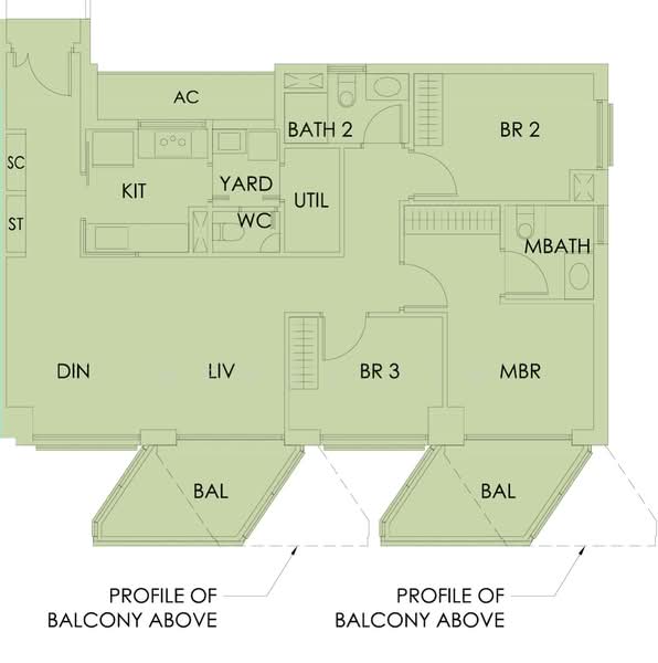 Sky Habitat, 7 Bishan Street 15, 3 Bedrooms, 1,216 sqft, Condominium For Sale, by Wendy Lim, 500195787 - PropertyGuru.com.sg