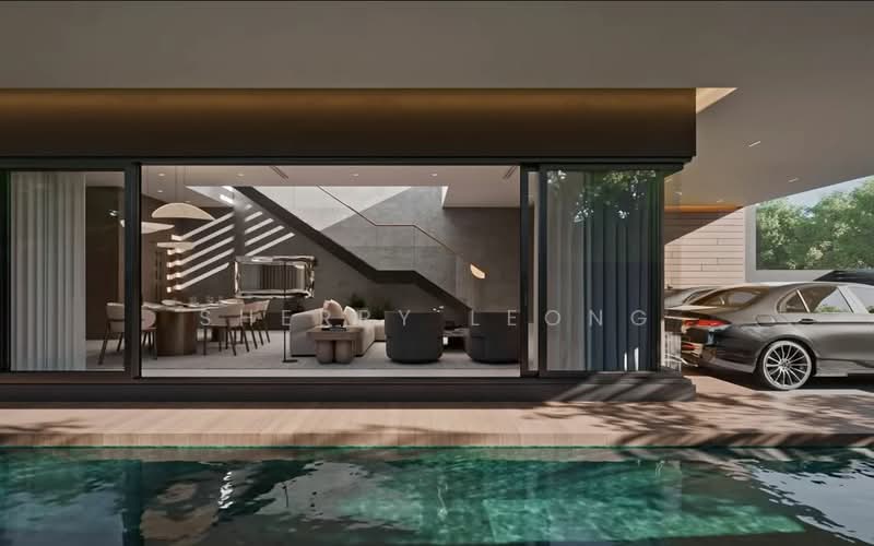 Newly Build Semi-D Located At Prime District 15 With Swimming Pool, Tay Lian Teck Road, 6 Bedrooms, 6,159 sqft, Semi-Detached House For Sale, by Sherry Leong, 500195803 - Living Room - PropertyGuru.com.sg