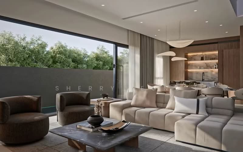Newly Build Semi-D Located At Prime District 15 With Swimming Pool, Tay Lian Teck Road, 6 Bedrooms, 6,159 sqft, Semi-Detached House For Sale, by Sherry Leong, 500195803 - Living Room - PropertyGuru.com.sg