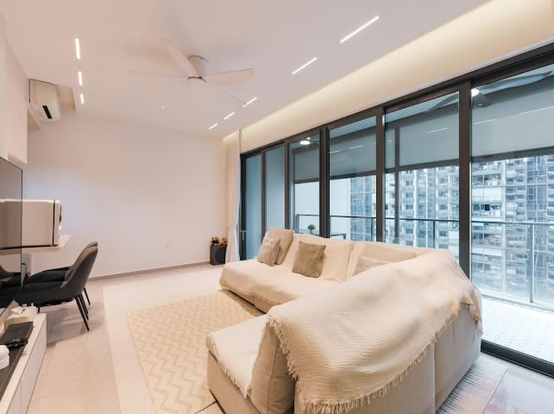 Parc Clematis, 8C Jalan Lempeng, 3 Bedrooms, 1,044 sqft, Condominium For Sale, by Clinton Lim, 500195819 - Living Room - PropertyGuru.com.sg