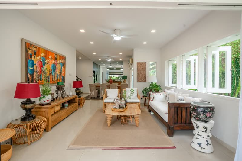 Modern Rustic Semi-Detached Home Beside the Park | North-South Facing | Hillview Estate, Jln Remaja / Chu Yen St / Jln Dermawan, 5 Bedrooms, 3,200 sqft, Semi-Detached House For Sale, by Ming !, 500195865 - Living Room - PropertyGuru.com.sg