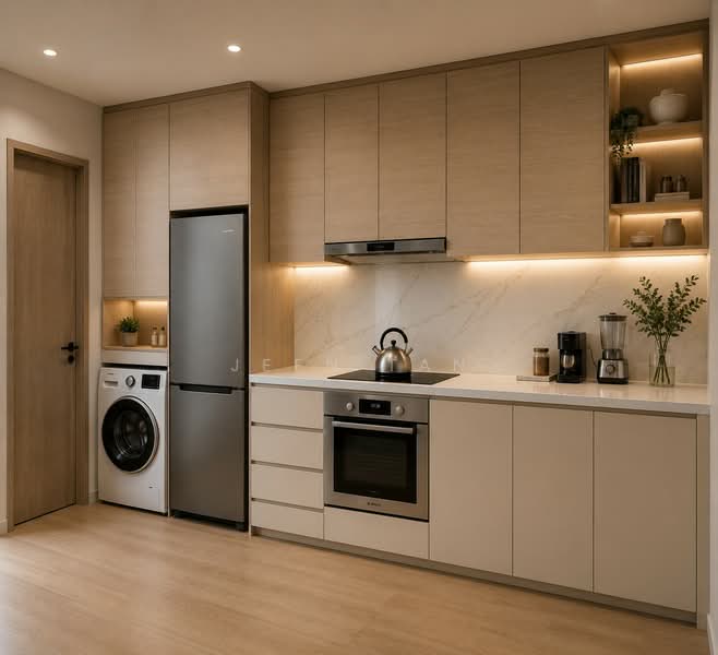 Concourse Skyline, 300 Beach Road, 1 Bedroom, 872 sqft, Condominium For Sale, by Jeen Tan, 500195880 - Kitchen - PropertyGuru.com.sg