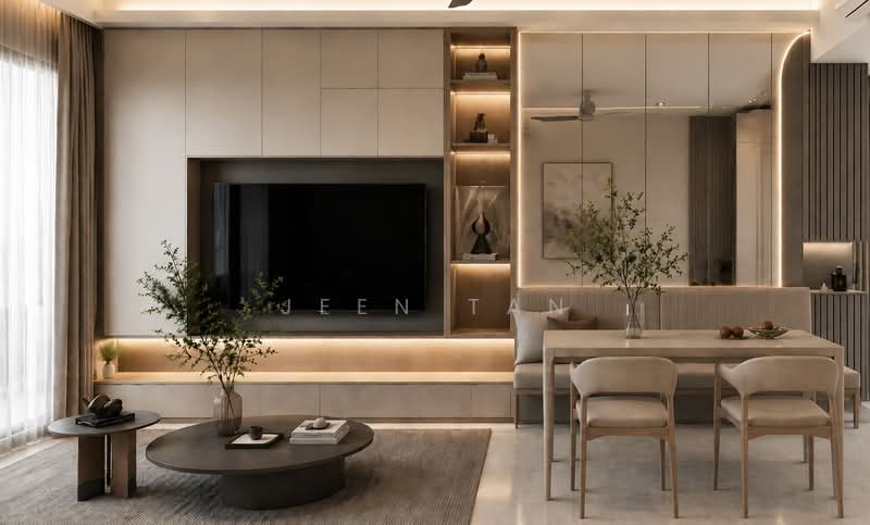 Reflections at Keppel Bay, 1 Keppel Bay View, 2 Bedrooms, 915 sqft, Condominium For Sale, by Jeen Tan, 500195917 - Living Room - PropertyGuru.com.sg