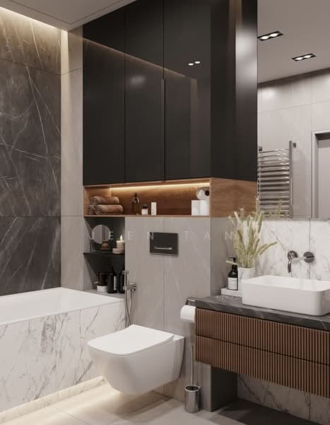 Reflections at Keppel Bay, 1 Keppel Bay View, 2 Bedrooms, 915 sqft, Condominium For Sale, by Jeen Tan, 500195917 - Bathroom - PropertyGuru.com.sg