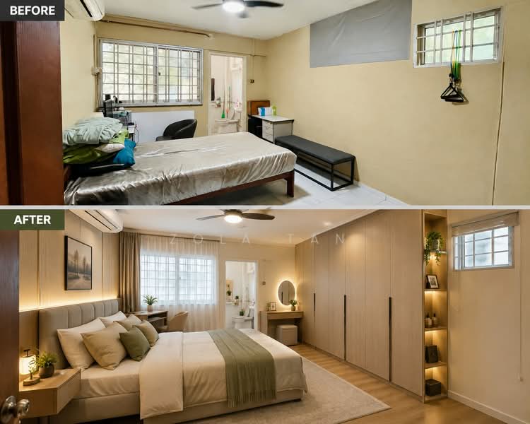 208 Yishun Street 21, 208 Yishun Street 21, 3 Bedrooms, 1,001 sqft, HDB Flat For Sale, by Zola Tan, 500195955 - Master Bedroom - PropertyGuru.com.sg
