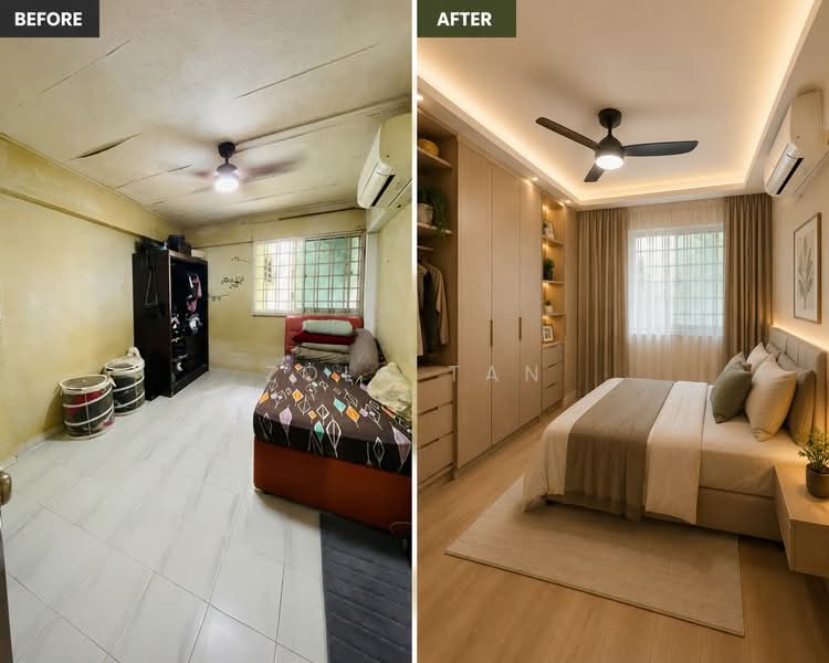 208 Yishun Street 21, 208 Yishun Street 21, 3 Bedrooms, 1,001 sqft, HDB Flat For Sale, by Zola Tan, 500195955 - Bedroom 2 - PropertyGuru.com.sg