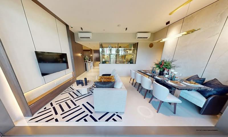 Kassia, 31 Flora Drive, 4 Bedrooms, 1,345 sqft, Condominium For Sale, by Jaryl Lin, 500195963 - Living Room - PropertyGuru.com.sg