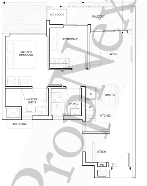 Forest Woods, , 2 Bedrooms, 721 sqft, Condominium For Sale, by Wong Boon Keng, 500195968 - PropertyGuru.com.sg