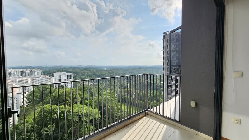 Eco Sanctuary, 63 Chestnut Avenue, 3 Bedrooms, 980 sqft, Condominium For Rent, by Eunice Tan, 500195970 - Balcony - PropertyGuru.com.sg