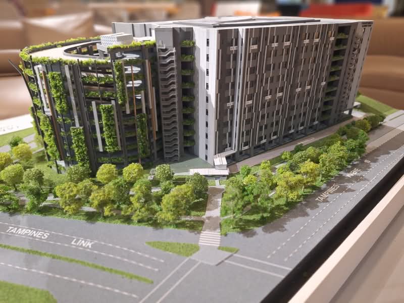 Tampines Connection, 2 Tampines North Drive 4, 2,433 sqft, Factory / Workshop (B2) For Rent, by Eugene Lai, 500195971 - Exterior - CommercialGuru.com.sg