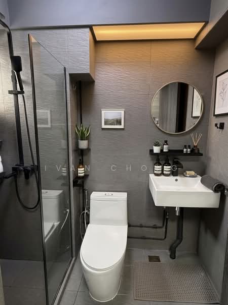 75C Redhill Road, 75C Redhill Road, 3 Bedrooms, 1,076 sqft, HDB Flat For Sale, by Ivan Chong, 500195978 - Renovated Common Bathroom - PropertyGuru.com.sg