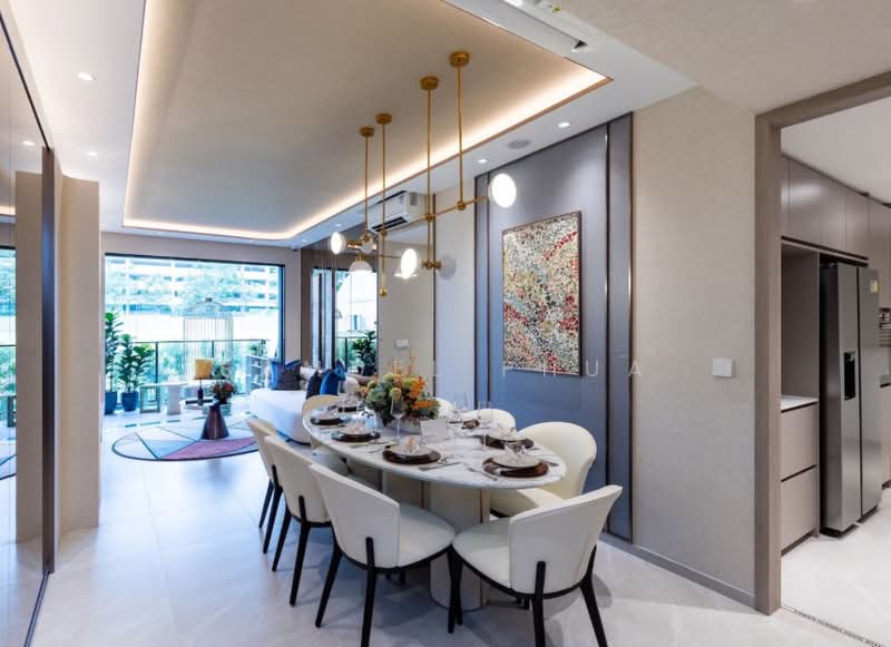 Cheap 3 bed, 1km MGS, Newton / Novena, 3 Bedrooms, 1,001 sqft, Condominium For Sale, by Samuel Phua, 500196017 - Dining Room - PropertyGuru.com.sg