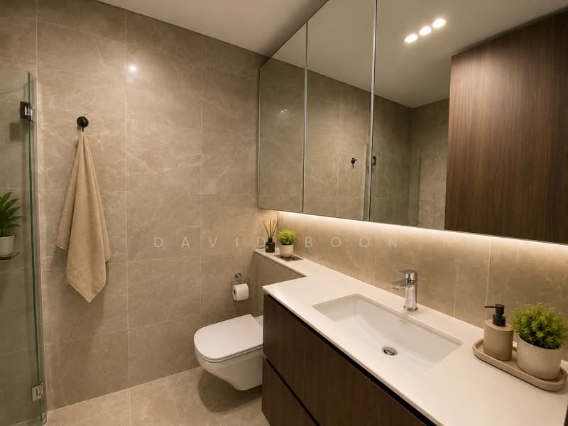 Artra, 10 Alexandra View, 2 Bedrooms, 829 sqft, Condominium For Sale, by David Boon, 500196027 - Bathroom - PropertyGuru.com.sg