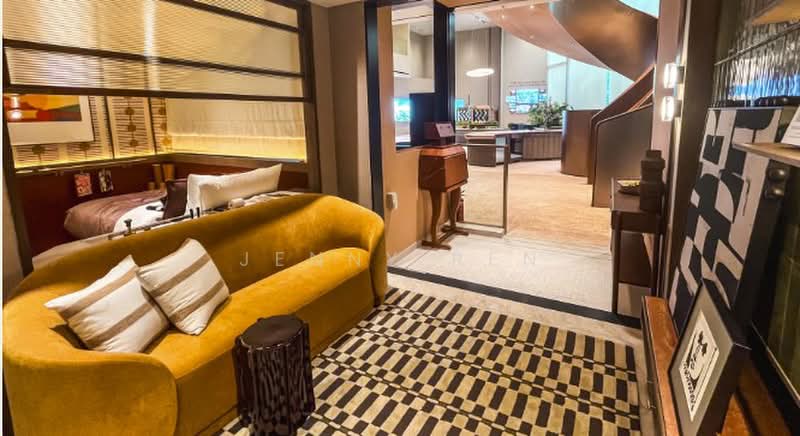 The Robertson Opus, 11 Unity Street, 2 Bedrooms, 721 sqft, Condominium For Sale, by Jenny Ren, 500196028 - Living Room - PropertyGuru.com.sg