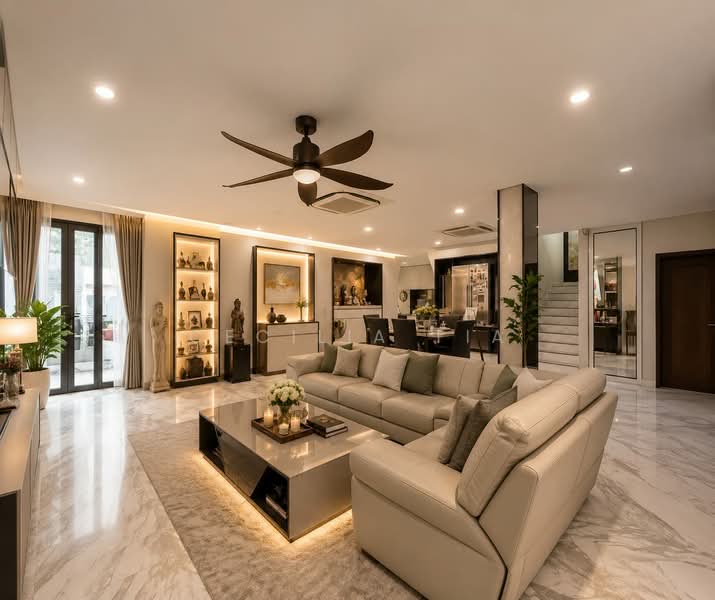 Freehold Semi-D walking to Kovan MRT Nex 1km to PLMGS, , 7 Bedrooms, 5,200 sqft, Semi-Detached House For Sale, by Cecilia Tia, 500196049 - Living Room - PropertyGuru.com.sg
