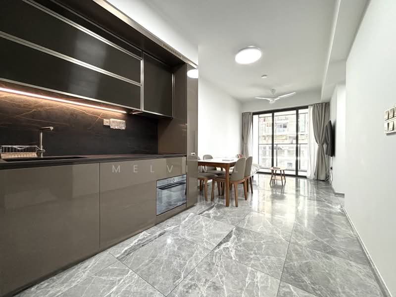 One Bernam, 1 Bernam Street, 2 Bedrooms, 829 sqft, Condominium For Rent, by Melvin Lee, 500196079 - Kitchen - PropertyGuru.com.sg