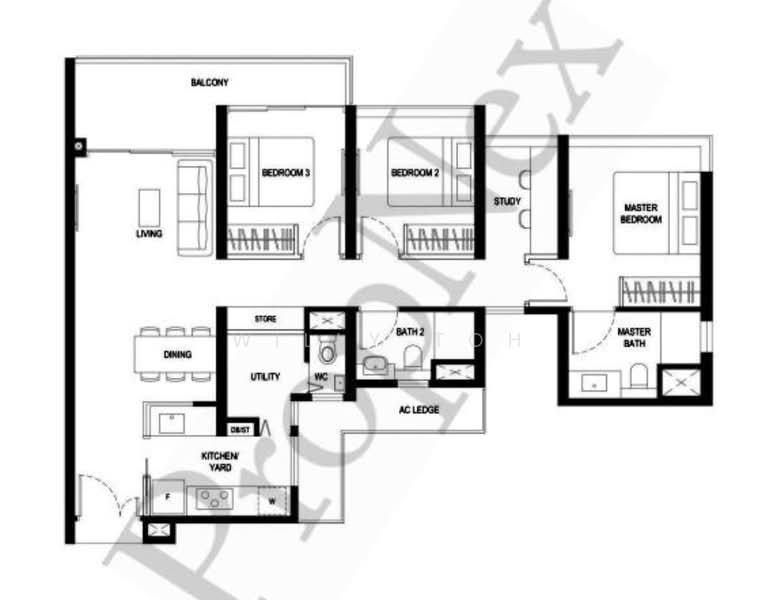 Twin VEW, 91 West Coast Vale, 3 Bedrooms, 1,141 sqft, Condominium For Sale, by Willy Toh, 500196085 - PropertyGuru.com.sg