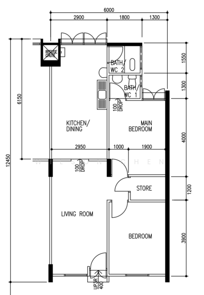 178 Ang Mo Kio Avenue 4, 178 Ang Mo Kio Avenue 4, 2 Bedrooms, 732 sqft, HDB Flat For Rent, by Wilson Chen, 500196140 - PropertyGuru.com.sg
