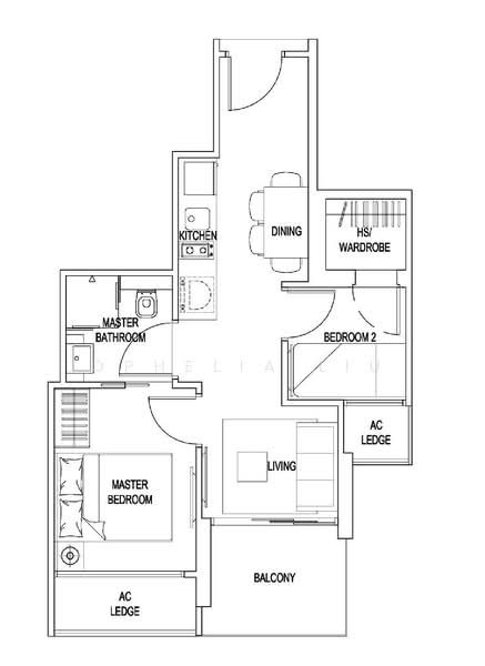 One Dusun Residences, 1 Jalan Dusun, 2 Bedrooms, 482 sqft, Condominium For Sale, by Ophelia Liu, 500196189 - PropertyGuru.com.sg