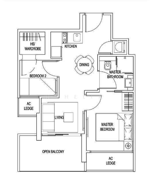 One Dusun Residences, 1 Jalan Dusun, Balestier / Toa Payoh, 2 Bedrooms, 506 sqft, Condominium For Sale, by Ophelia Liu, 500196189 - PropertyGuru.com.sg