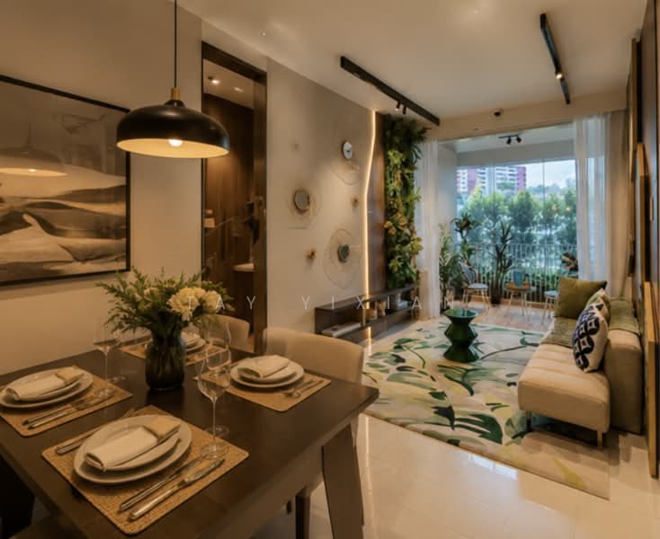 Lentor Hills Residences, 35 Lentor Hills Road, 3 Bedrooms, 980 sqft, Apartment For Sale, by Tay Yixian, 500196206 - Living Room - PropertyGuru.com.sg
