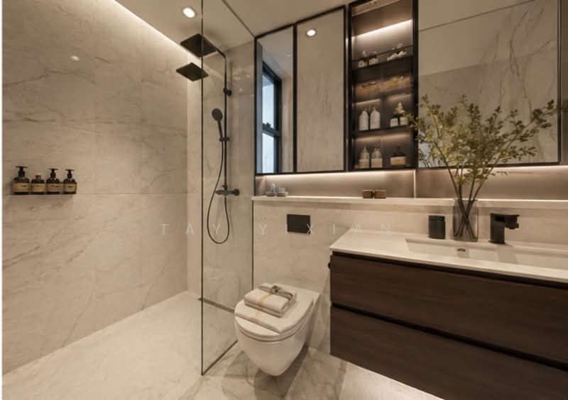 Lentor Hills Residences, 35 Lentor Hills Road, 3 Bedrooms, 980 sqft, Apartment For Sale, by Tay Yixian, 500196206 - Bathroom - PropertyGuru.com.sg