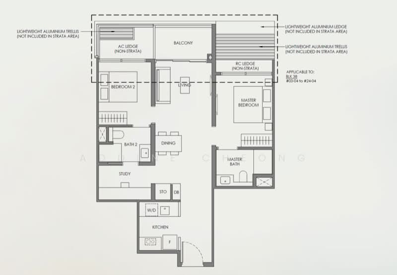 Nava Grove, 38 Pine Grove, 2 Bedrooms, 786 sqft, Condominium For Sale, by Addine Cheong, 500196210 - PropertyGuru.com.sg