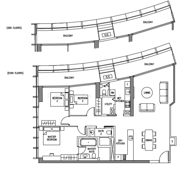 DUO Residences, 1 Fraser Street, 3 Bedrooms, 1,722 sqft, Apartment For Sale, by Shanel Liew, 500196234 - PropertyGuru.com.sg