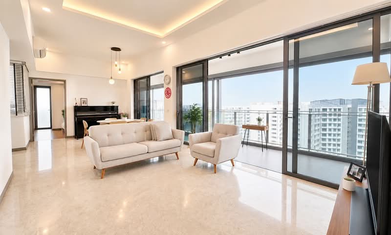 Riversails, 6 Upper Serangoon Crescent, 4 Bedrooms, 2,637 sqft, Condominium For Sale, by Eileen Siu, 500196261 - Living Room - PropertyGuru.com.sg