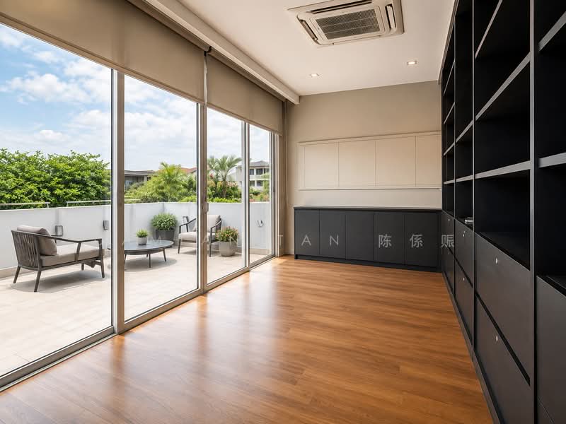 ⭐️WITHIN 1 KM OF RGPS⭐️NEAR TAN KAH KEE MRT STATION⭐️MODERN DESIGN WELL-KEPT 2.5-STY SEMI-D ⭐️, Hillcrest Road Watten Estate Greenwood Greendale Greenmead Greenpark Shelford Park Vale Linden Pandan Naga Sari Vanda Namly Duchess Princess Of Wales King's Queen's Duke's Coronation University Kheam Hock Unggas Seni Bahasa Tudor Tempua Sejarah Hua, 5 Bedrooms, 4,725 sqft, Semi-Detached House For Sale, by Damian Tan 陈係赈, 500196295 - Balcony - PropertyGuru.com.sg