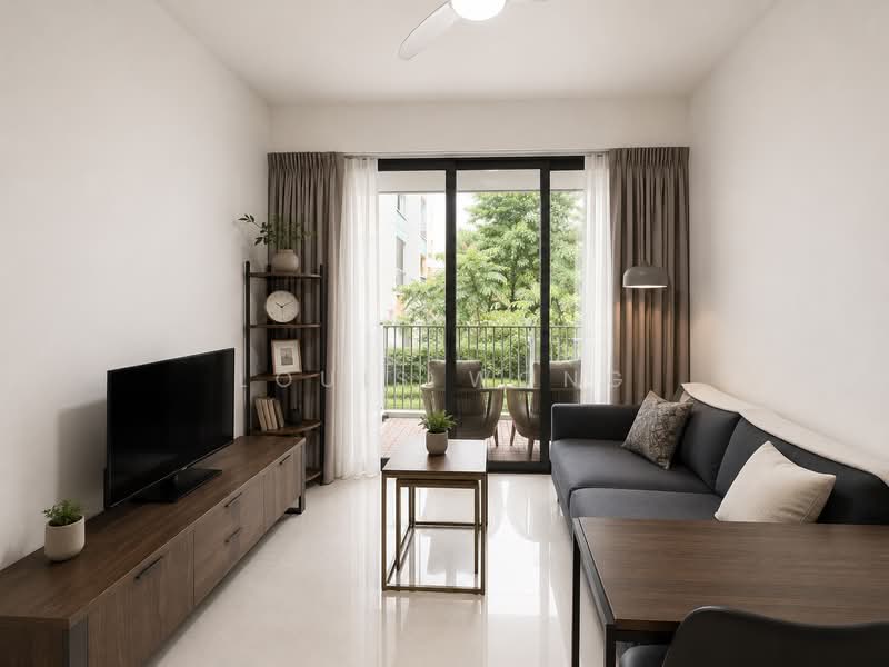 The Florence Residences, 99 Hougang Avenue 2, 1 Bedroom, 527 sqft, Condominium For Sale, by Louis Wong, 500196302 - Living Room - PropertyGuru.com.sg