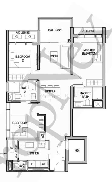 Sceneca Residence, 28 Tanah Merah Kechil Link, 3 Bedrooms, 1,044 sqft, Condominium For Rent, by Lawrence Khoo, 500196315 - PropertyGuru.com.sg
