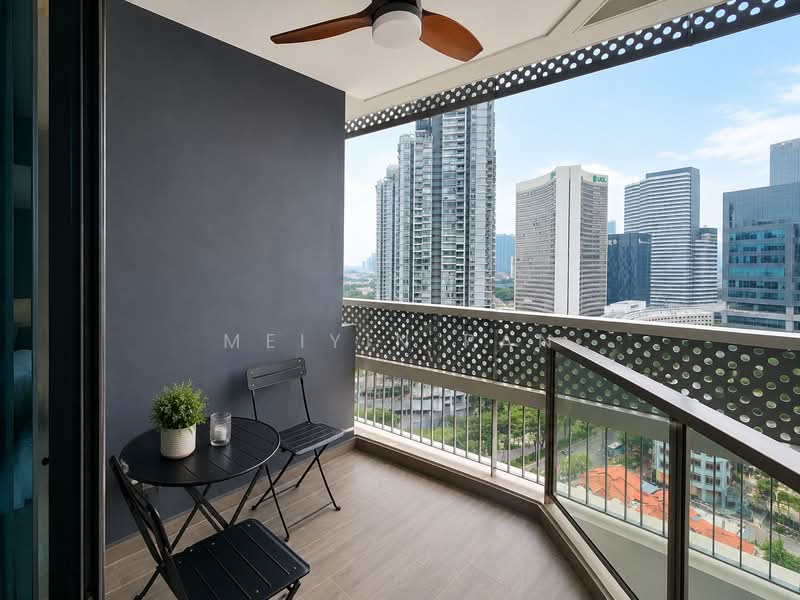 City Gate, 371 Beach Road, 1 Bedroom, 452 sqft, Apartment For Sale, by Meiyin Pan, 500196357 - Balcony - PropertyGuru.com.sg