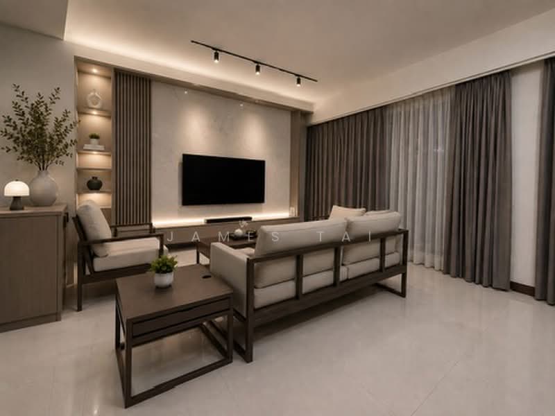 Block 336B HDB Anchorvale Crescent, Anchorvale Crescent, 3 Bedrooms, 1,238 sqft, HDB Flat For Sale, by James Tai, 500196371 - Living Room - PropertyGuru.com.sg