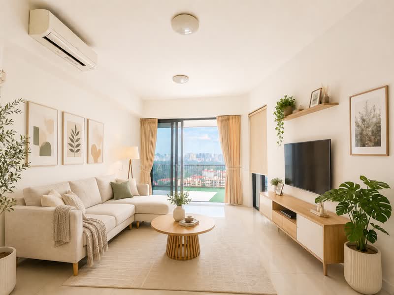 d'Leedon (Former Farrer Court), 9 Leedon Heights, 4 Bedrooms, 1,744 sqft, Condominium For Sale, by Joanne Li, 500196375 - Living Room - PropertyGuru.com.sg