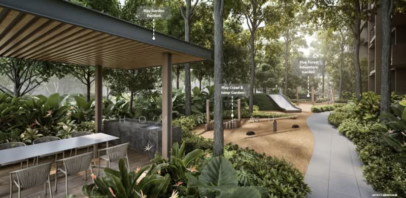 First Project in the Redevelopment of Turf City（达恩豪庭）, Dunearn Road, 4 Bedrooms, 1,378 sqft, Condominium For Sale, by Homer Lau, 500196432 - Garden - PropertyGuru.com.sg