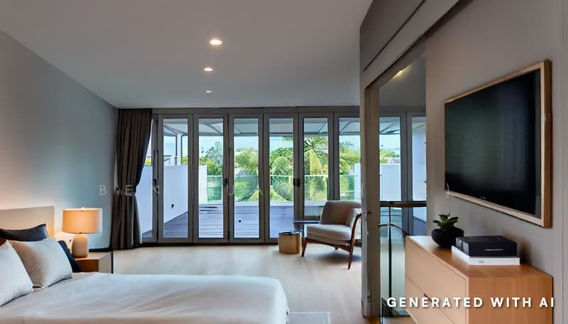 Ocean Drive Sentosa Cove, Ocean Drive / Sentosa Cove, 5 Bedrooms, 5,000 sqft, Terraced House For Rent, by Ben Huang (忠杰), 500196449 - Bedroom - PropertyGuru.com.sg